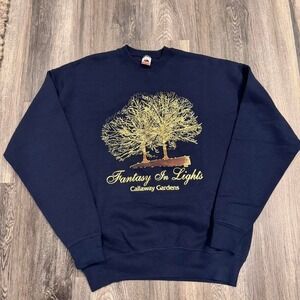 Vintage Callaway Gardens Men's XL Crew Neck Sweatshirt Glitter Embroidered